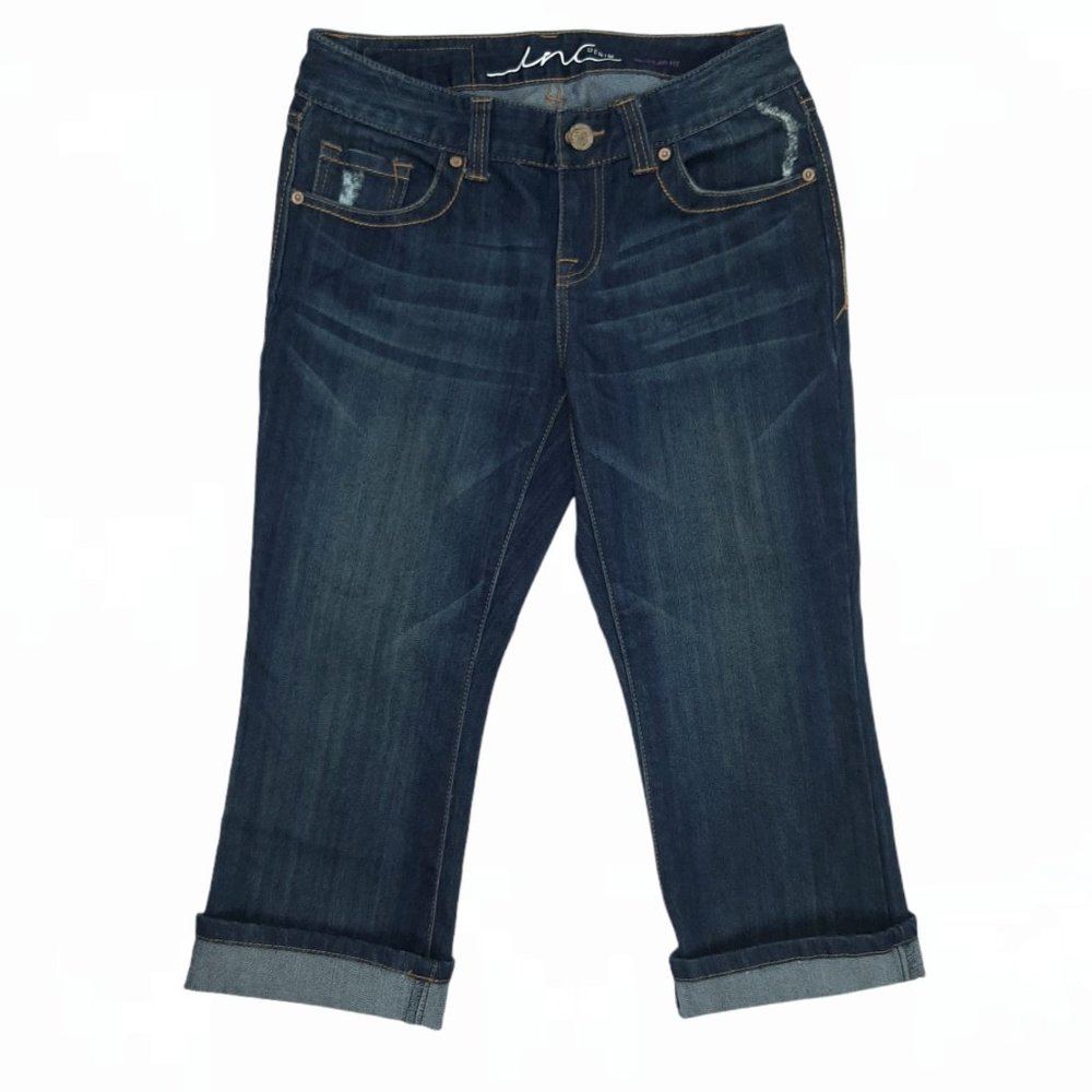 INC Denim Cropped Capri Jeans